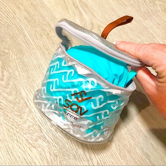 💕NWT! Pretty Turquoise Bikini SZ S - Picture 8 of 9